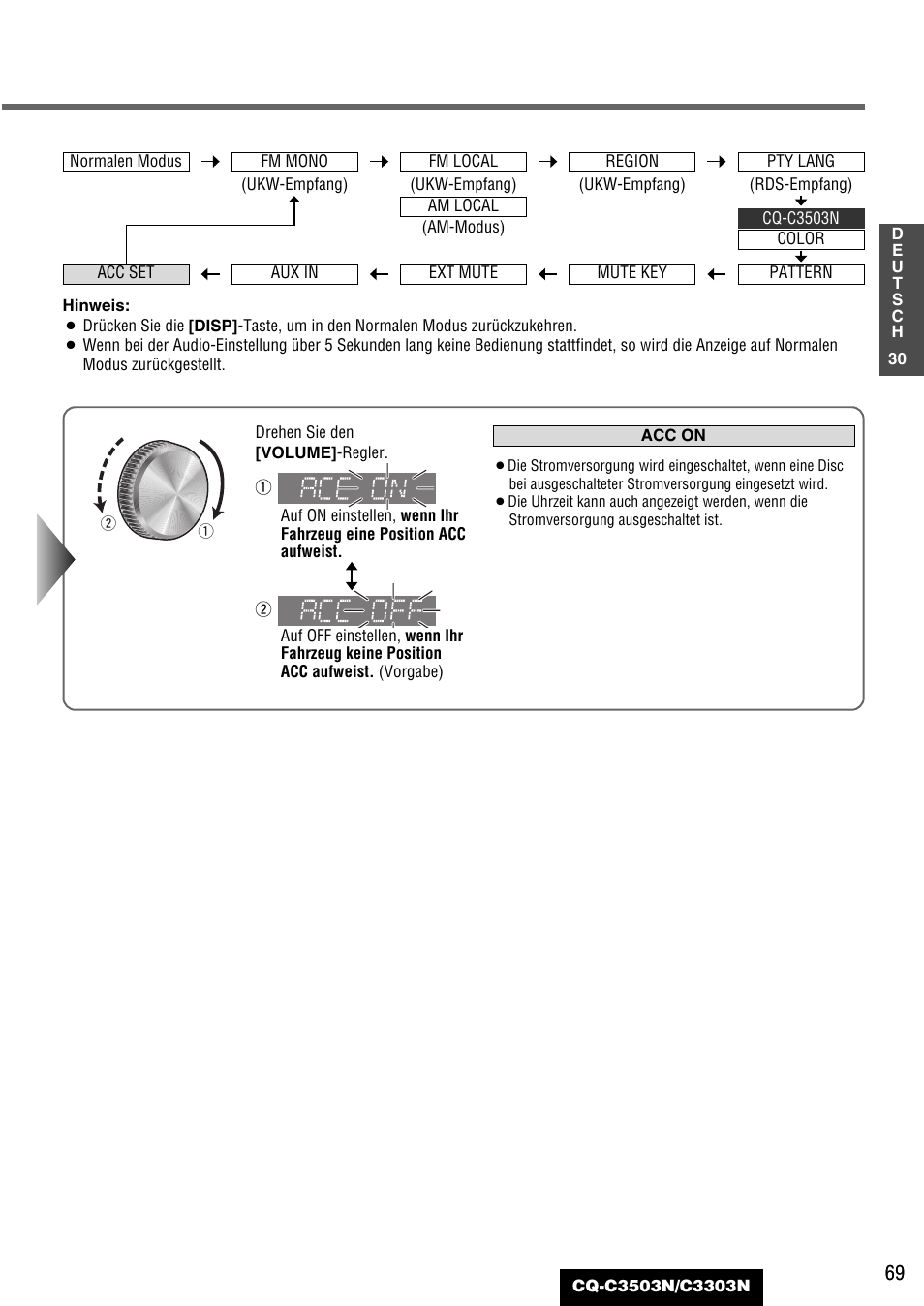 Panasonic CQC3503N User Manual | Page 31 / 42