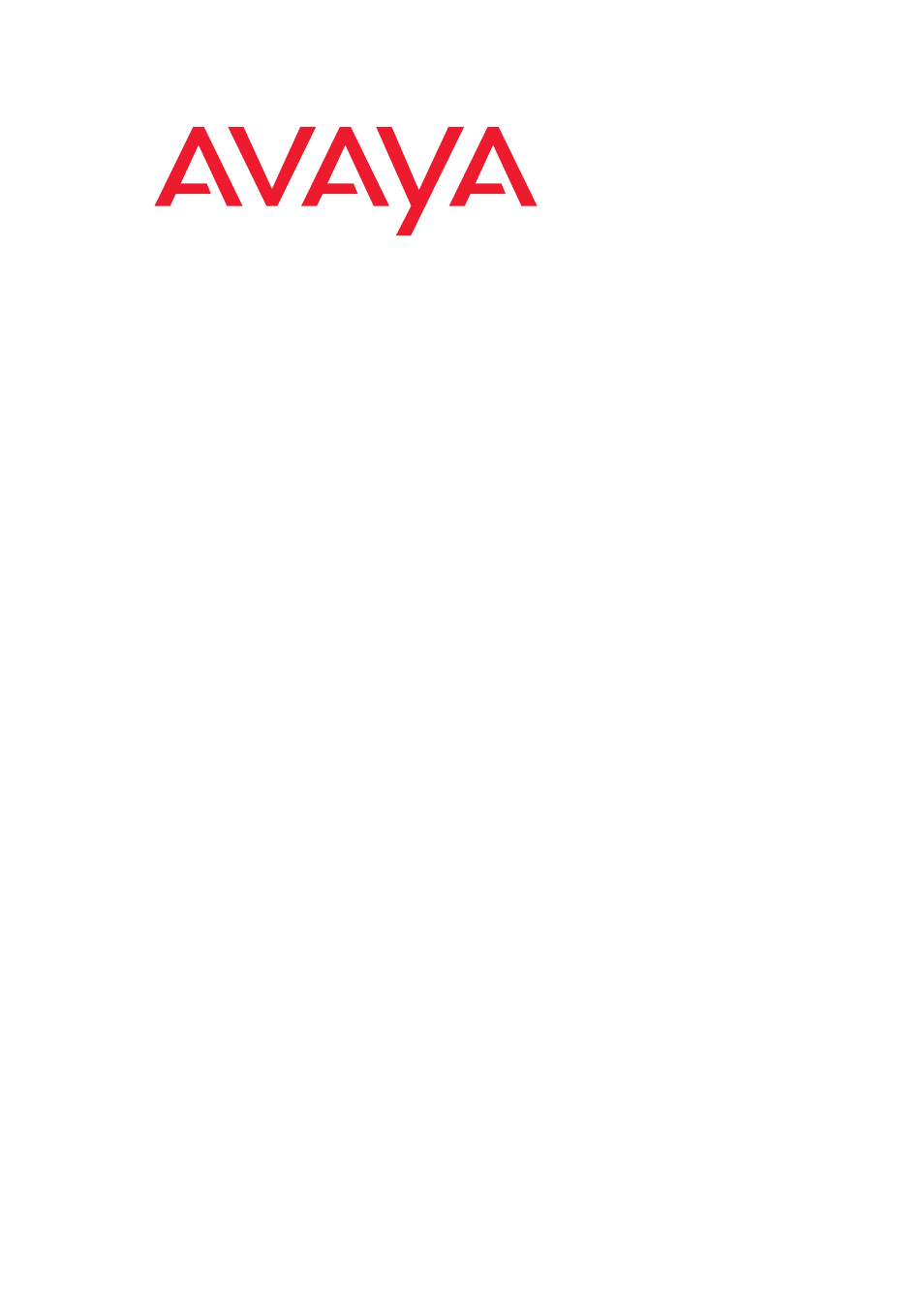 Avaya R3.0 User Manual | 38 pages