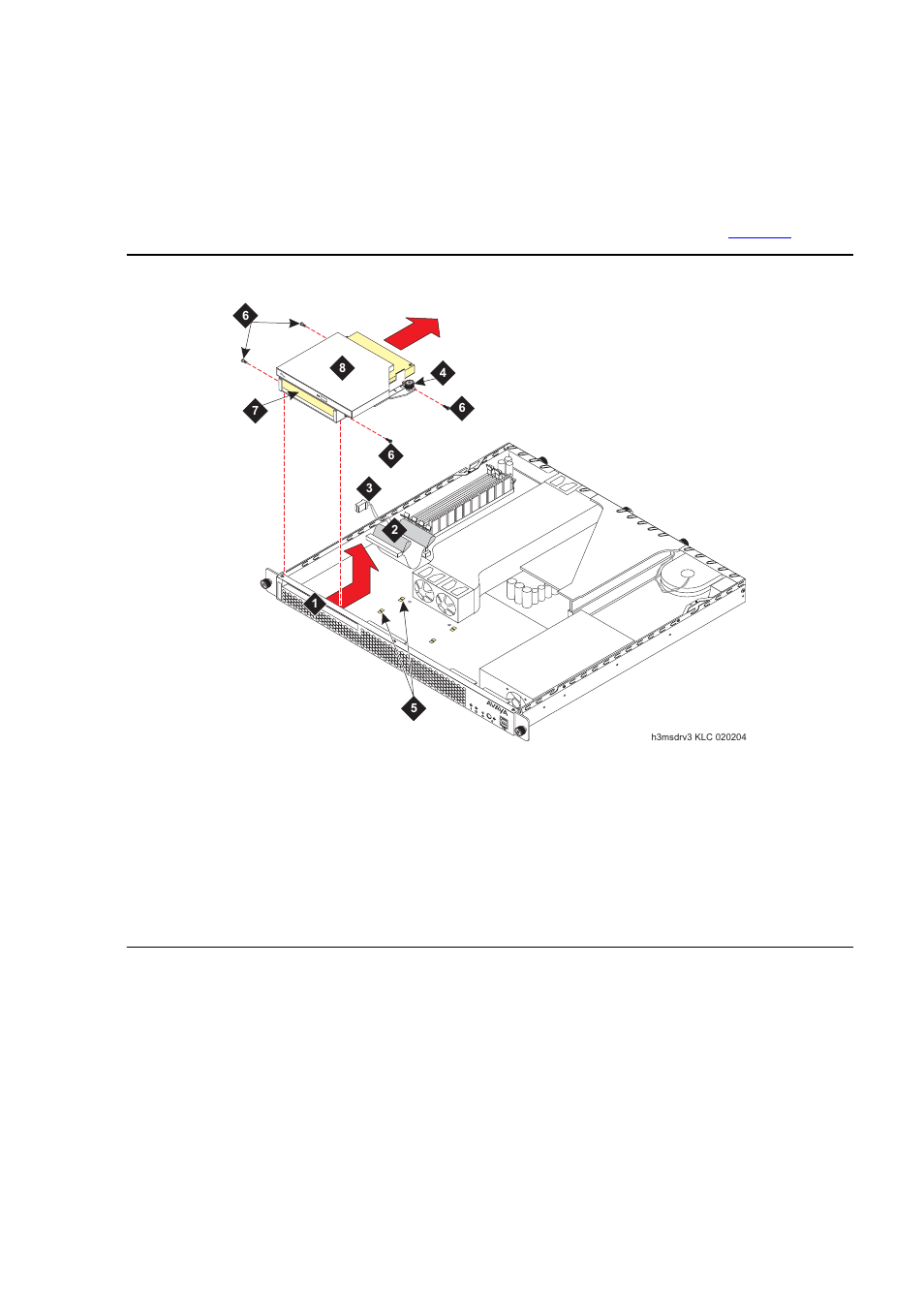 Removing the hard drive from the x305 ibm server | Avaya R3.0 User Manual | Page 16 / 38