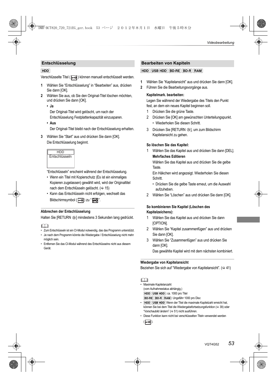 Panasonic DMRBCT720EG User Manual | Page 53 / 128