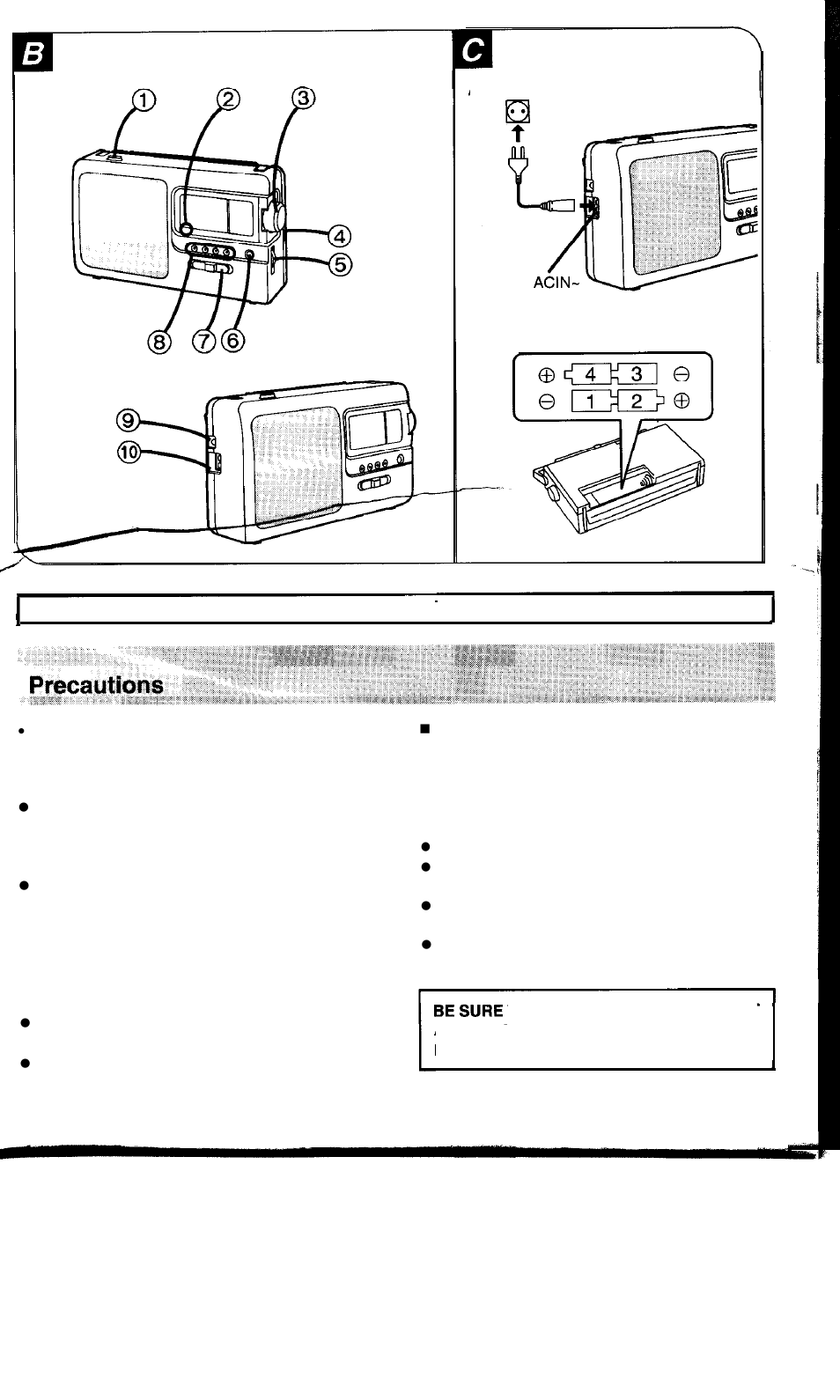 English | Panasonic RF3500EG User Manual | Page 3 / 7