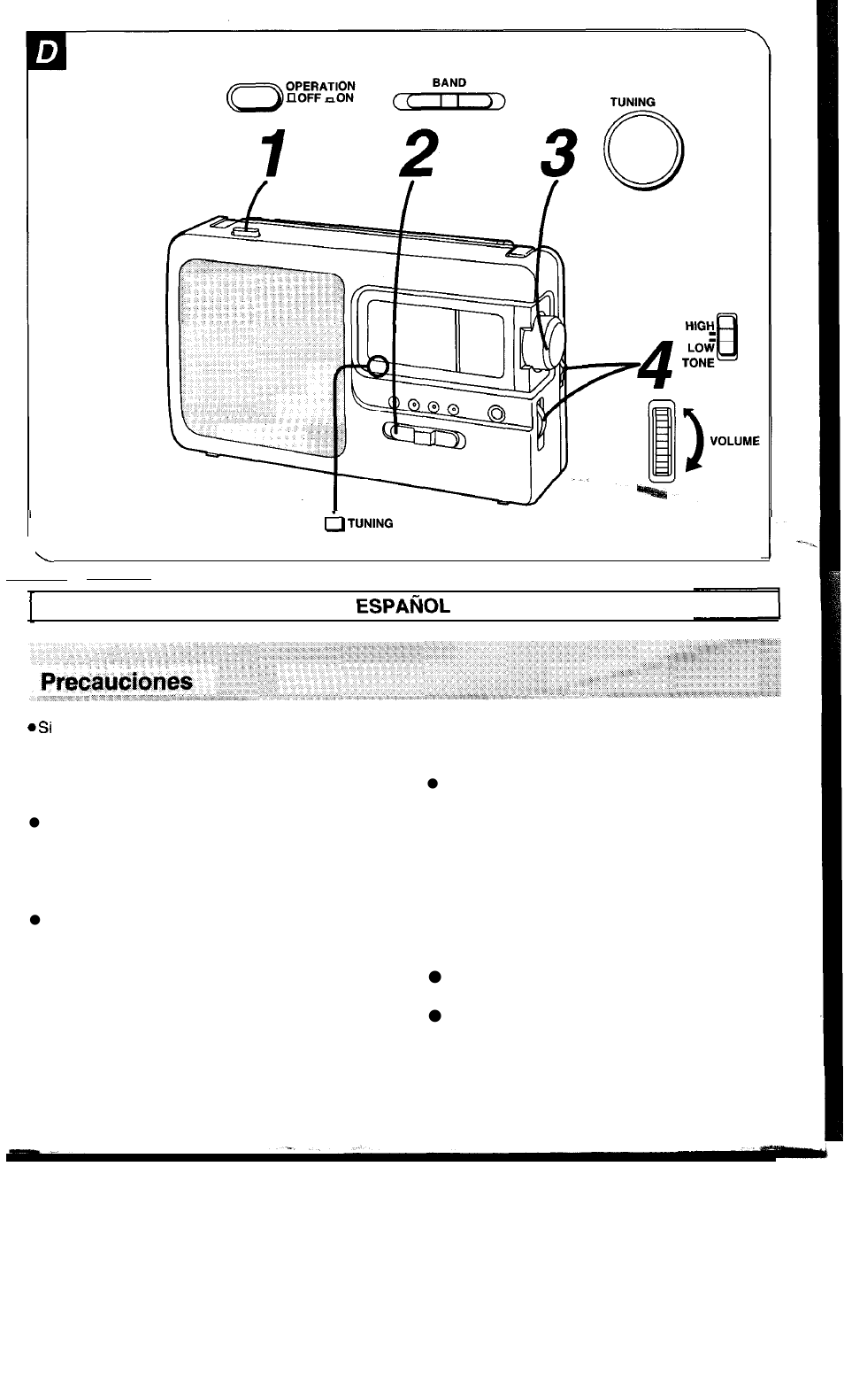 Panasonic RF3500EG User Manual | Page 4 / 7