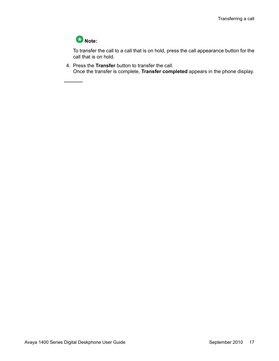 Avaya 1400 Series User Manual | Page 17 / 50