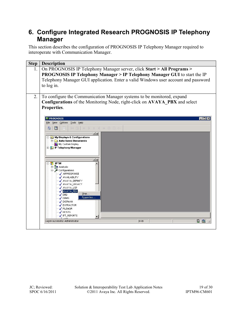 Avaya IPTM96-CM601 User Manual | Page 19 / 30