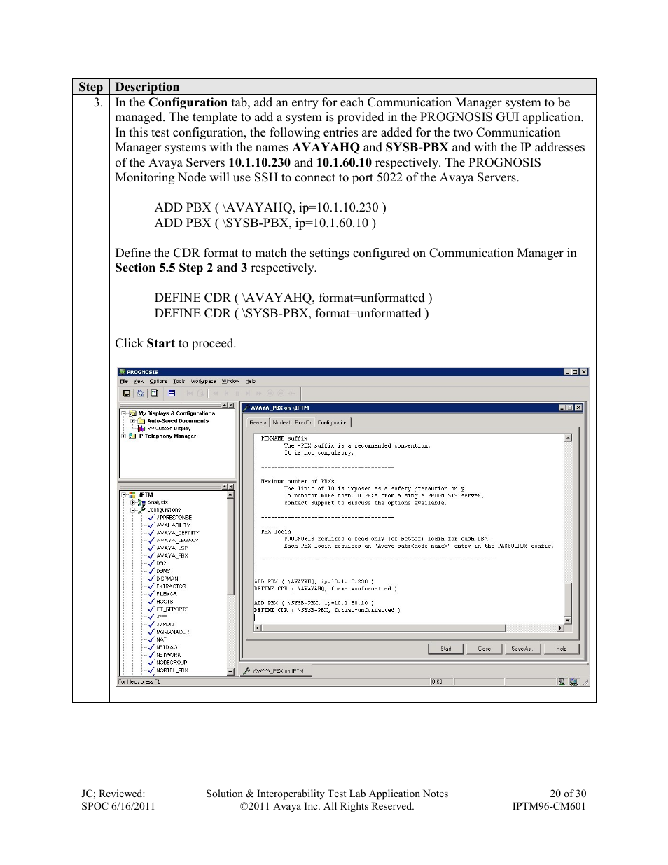 Avaya IPTM96-CM601 User Manual | Page 20 / 30