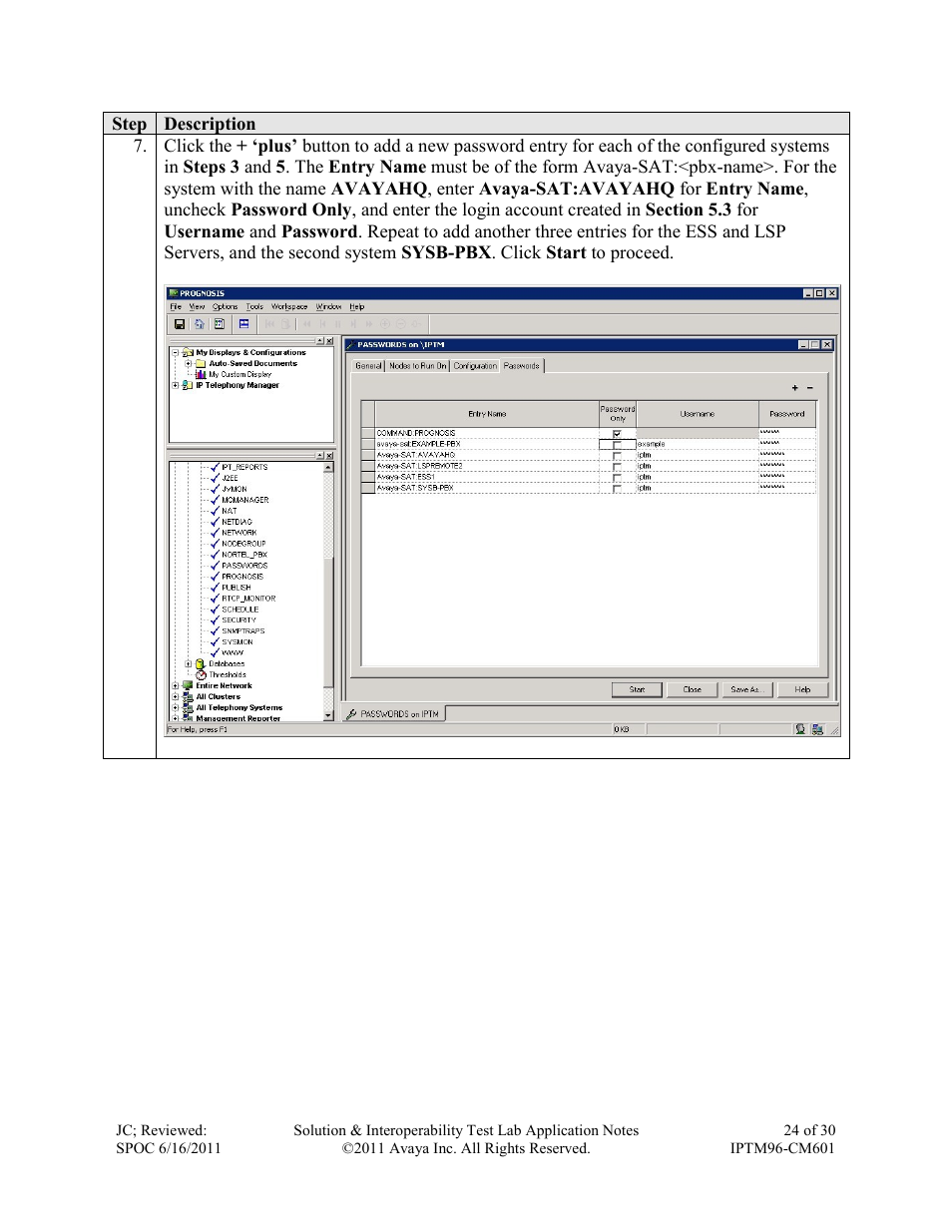 Avaya IPTM96-CM601 User Manual | Page 24 / 30