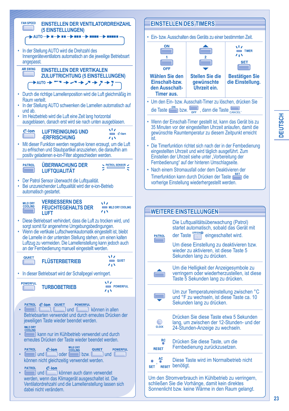 Panasonic CUE15JKE3 User Manual | Page 23 / 56