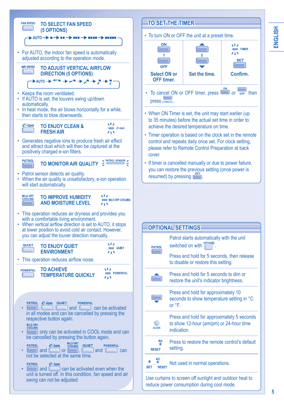 Panasonic CUE15JKE3 User Manual | Page 5 / 56