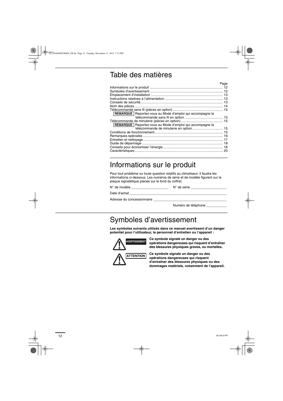 Panasonic S200PE1E8A User Manual | Page 12 / 72