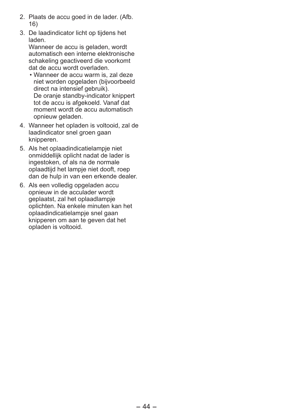 Panasonic EY3641 User Manual | Page 44 / 104