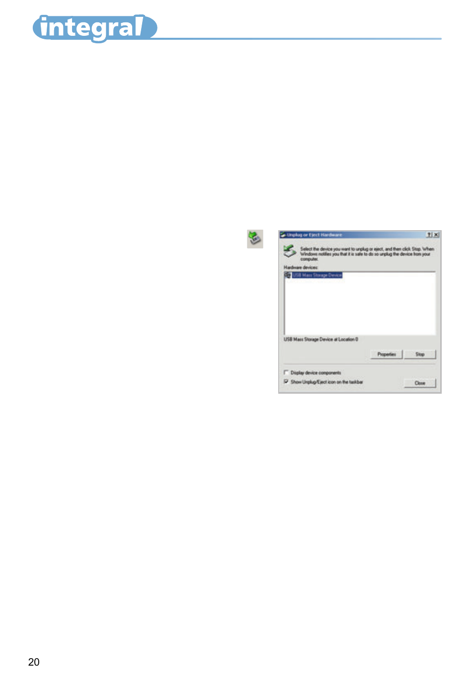 Using the integral lan device, Disconnecting the integral lan, Warning | How to partition the integral lan disk | Akasa integral HDD external enclosure for data-storage mobility with LAN sharing User Manual | Page 20 / 21