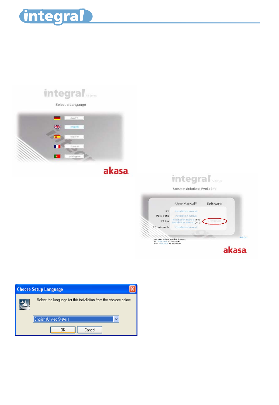 Software installation | Akasa integral HDD external enclosure for data-storage mobility with LAN sharing User Manual | Page 7 / 21