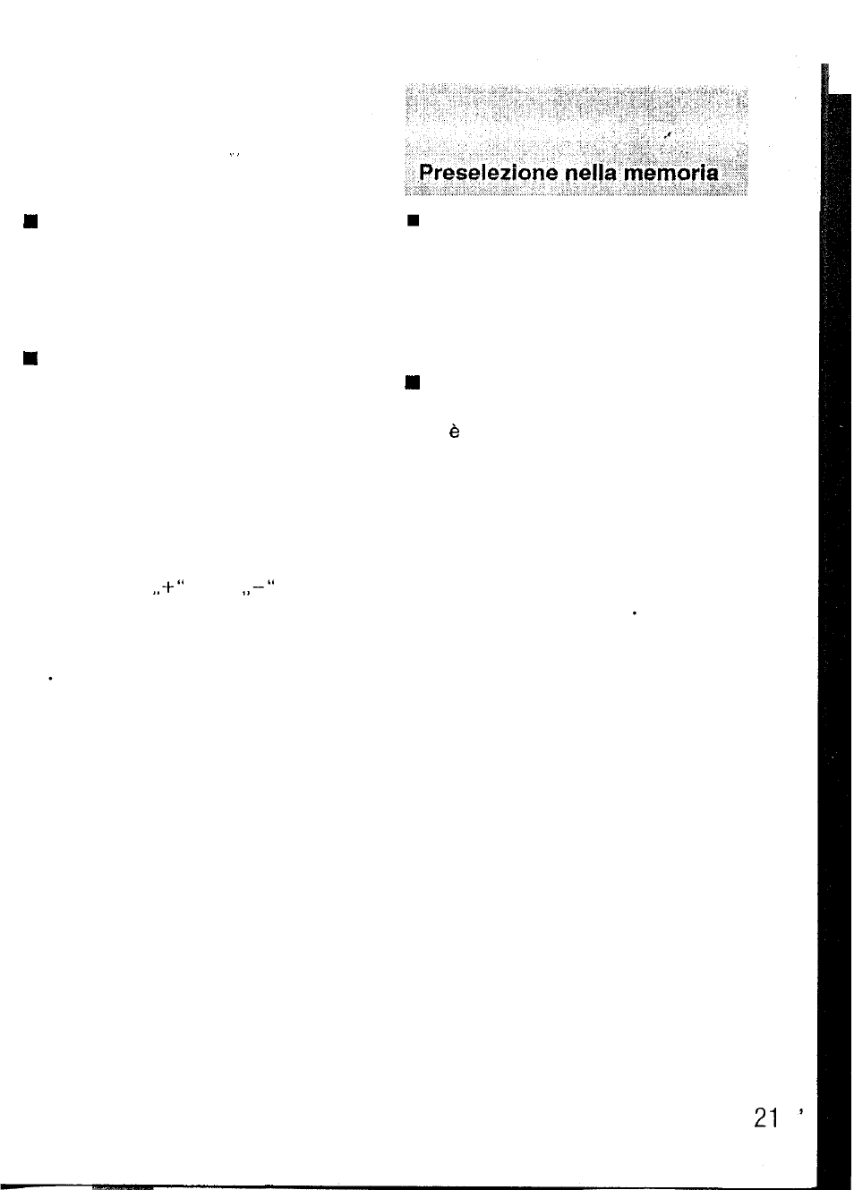 Einspeichern von festsendern | Panasonic RF3700EG User Manual | Page 16 / 25