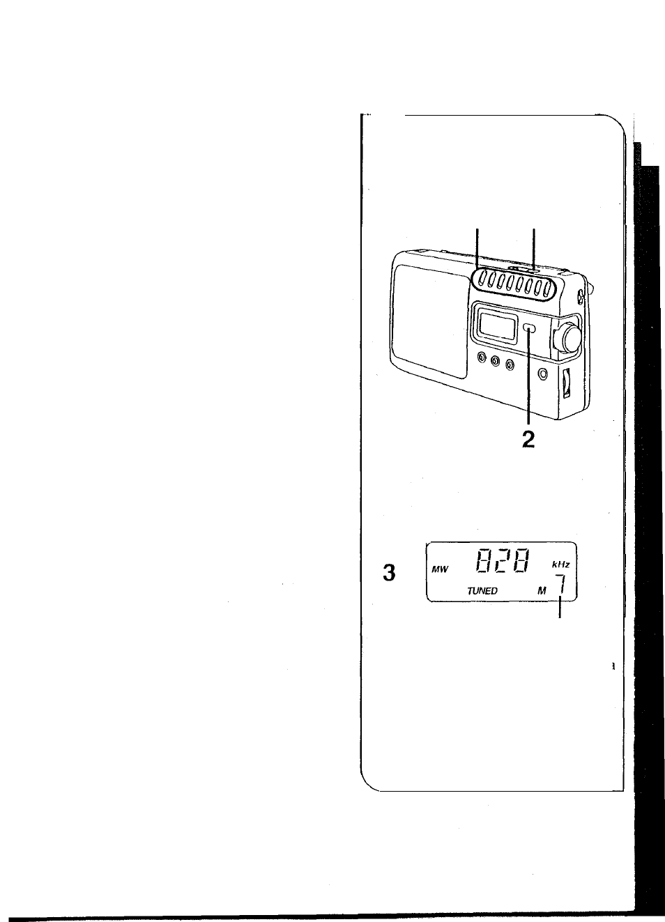 Preset tuning | Panasonic RF3700EG User Manual | Page 19 / 25