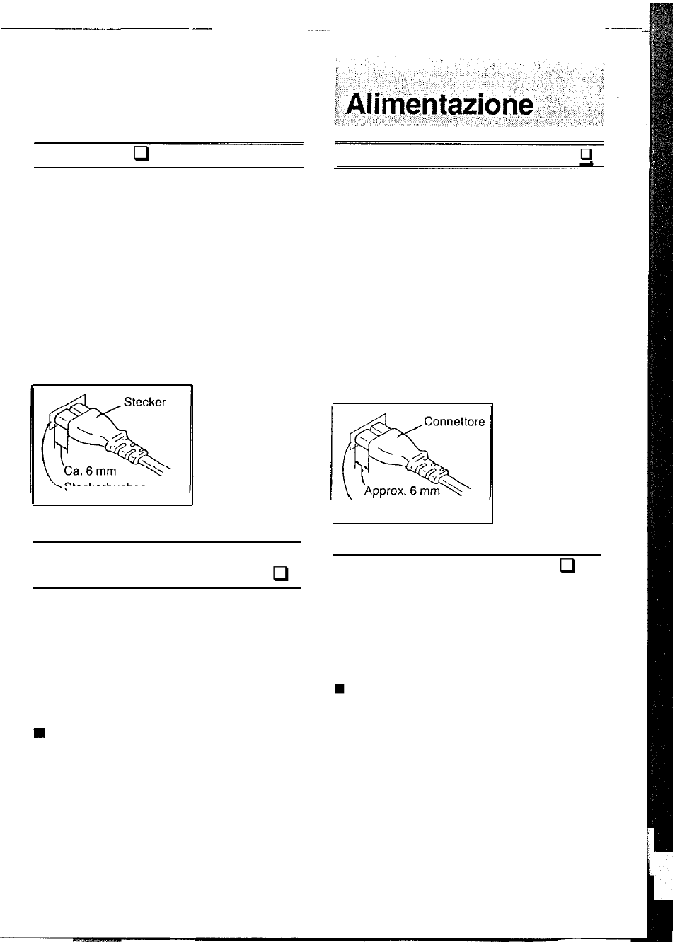 Spannungsquellen | Panasonic RF3700EG User Manual | Page 6 / 25