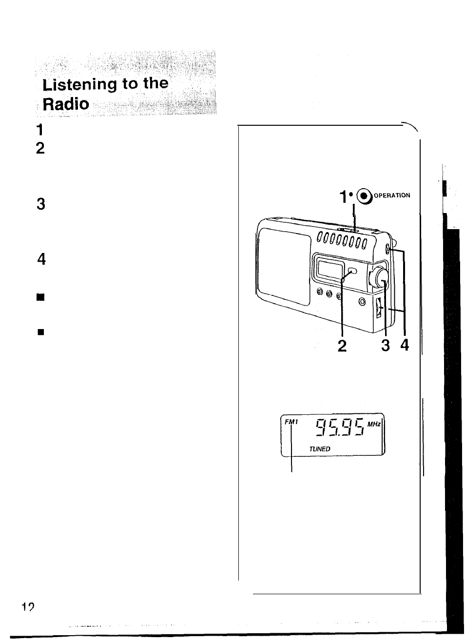 Panasonic RF3700EG User Manual | Page 8 / 25