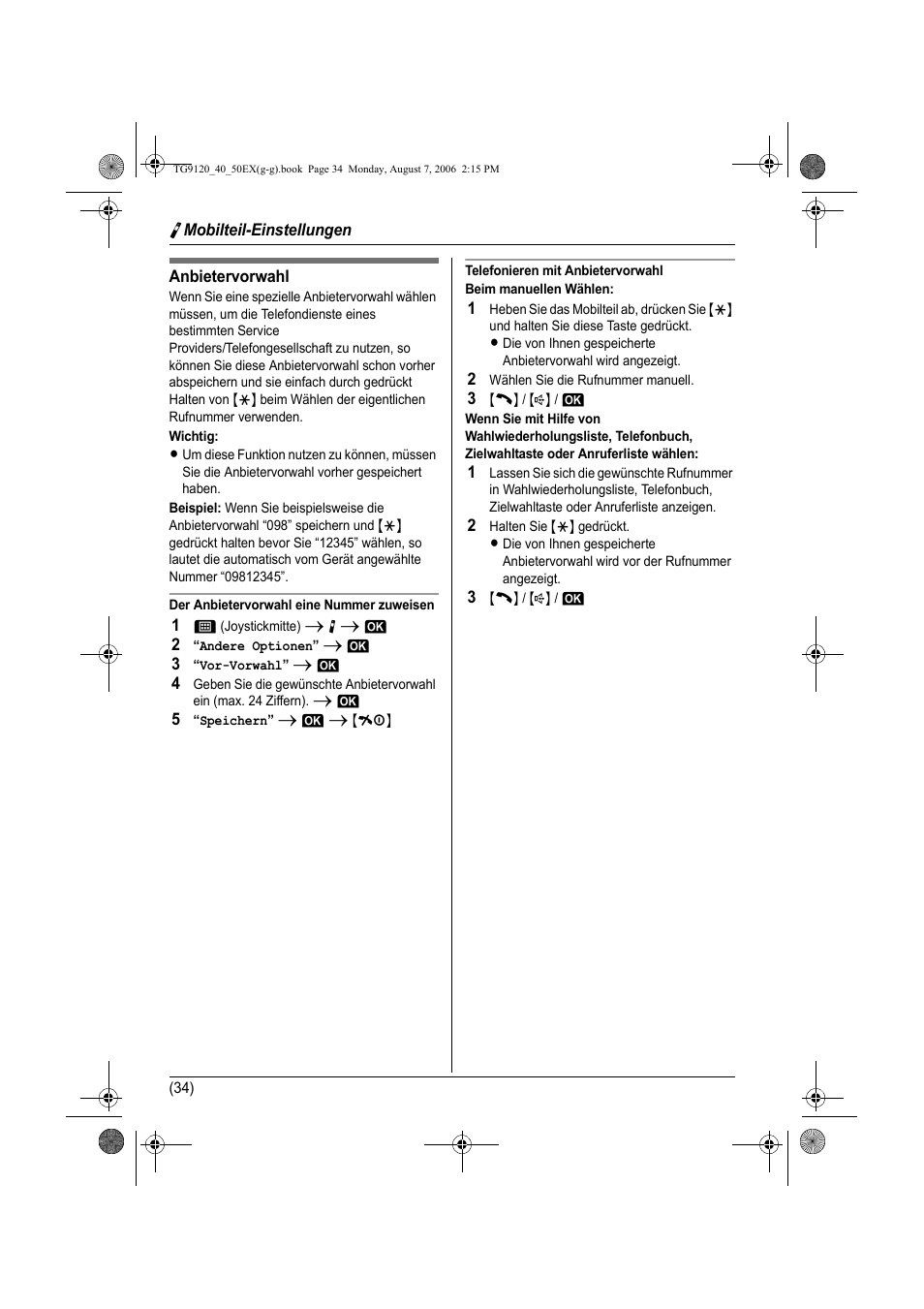 Seite | Panasonic KXTG9150EX User Manual | Page 106 / 224