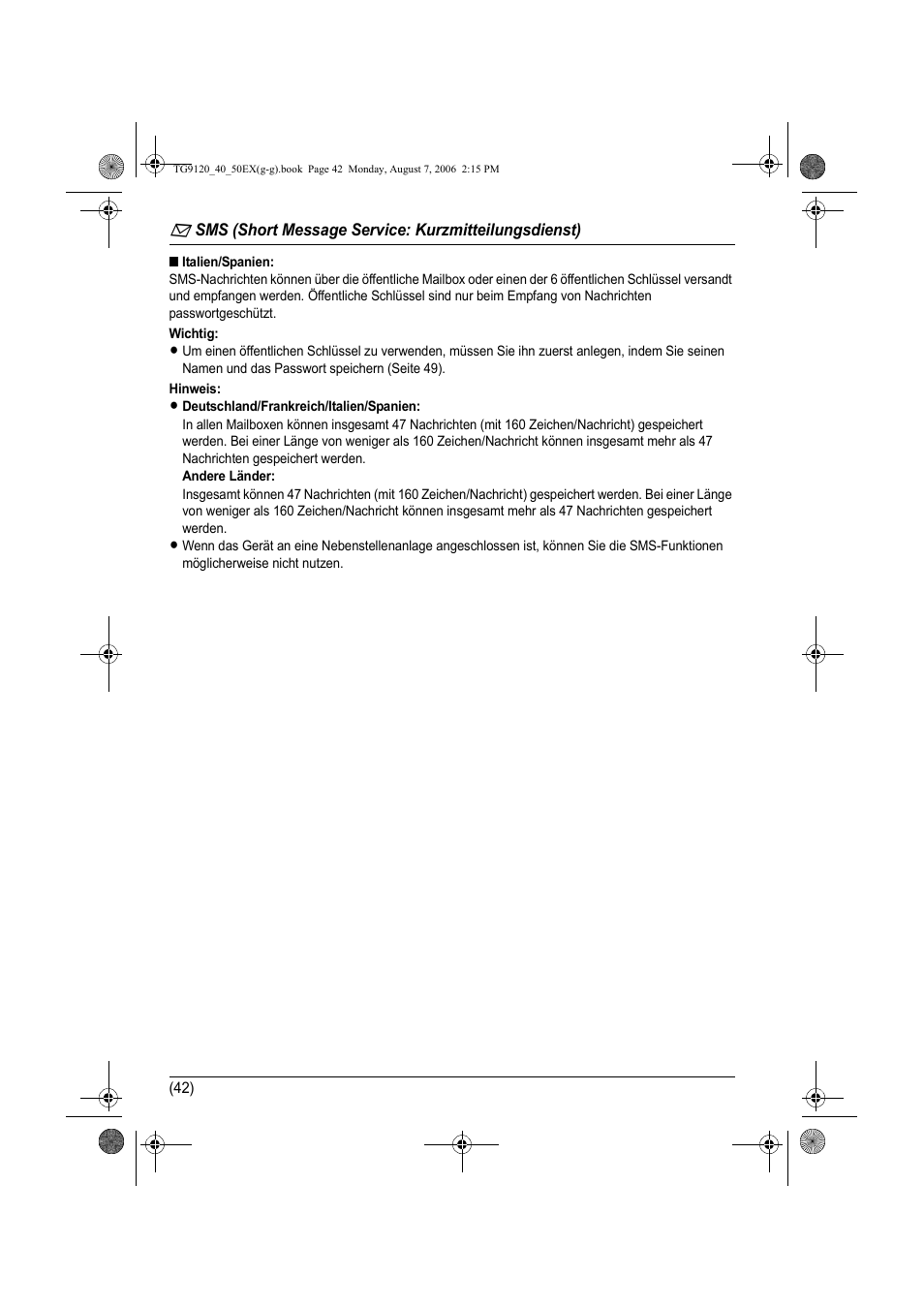 Panasonic KXTG9150EX User Manual | Page 114 / 224