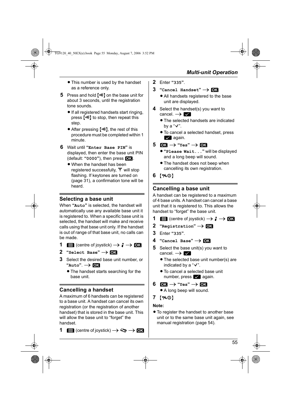 Ecoute des messages | Panasonic KXTG9150EX User Manual | Page 55 / 224