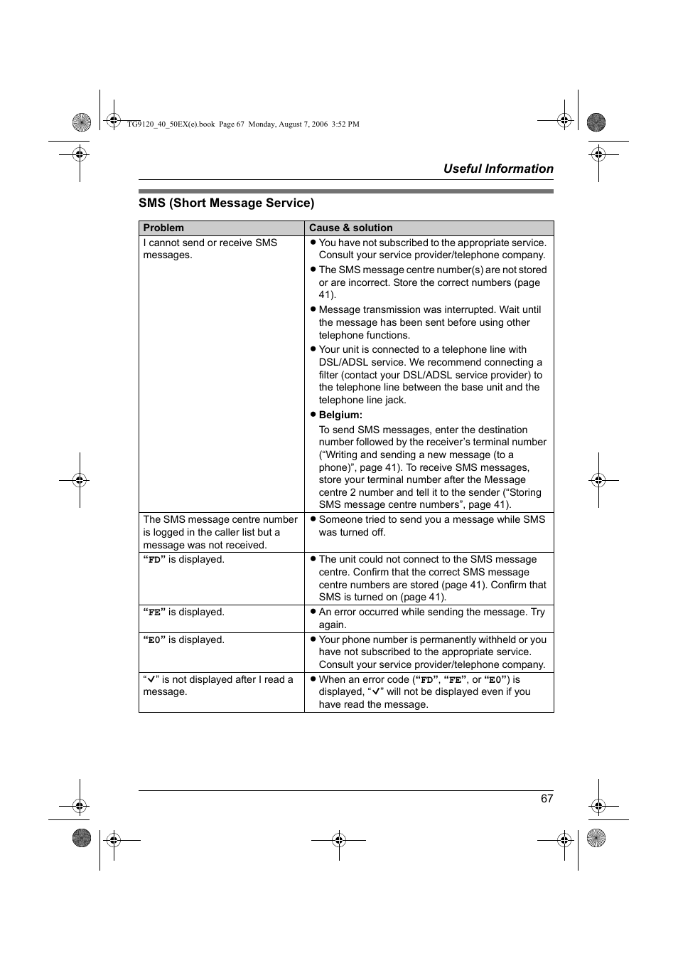 Panasonic KXTG9150EX User Manual | Page 67 / 224