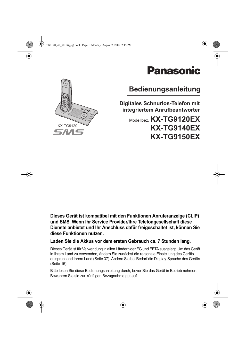 Bedienungsanleitung | Panasonic KXTG9150EX User Manual | Page 73 / 224