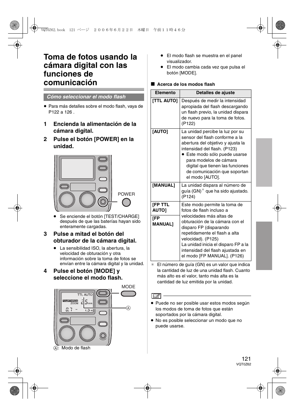 Panasonic DMWFL500E User Manual | Page 121 / 148