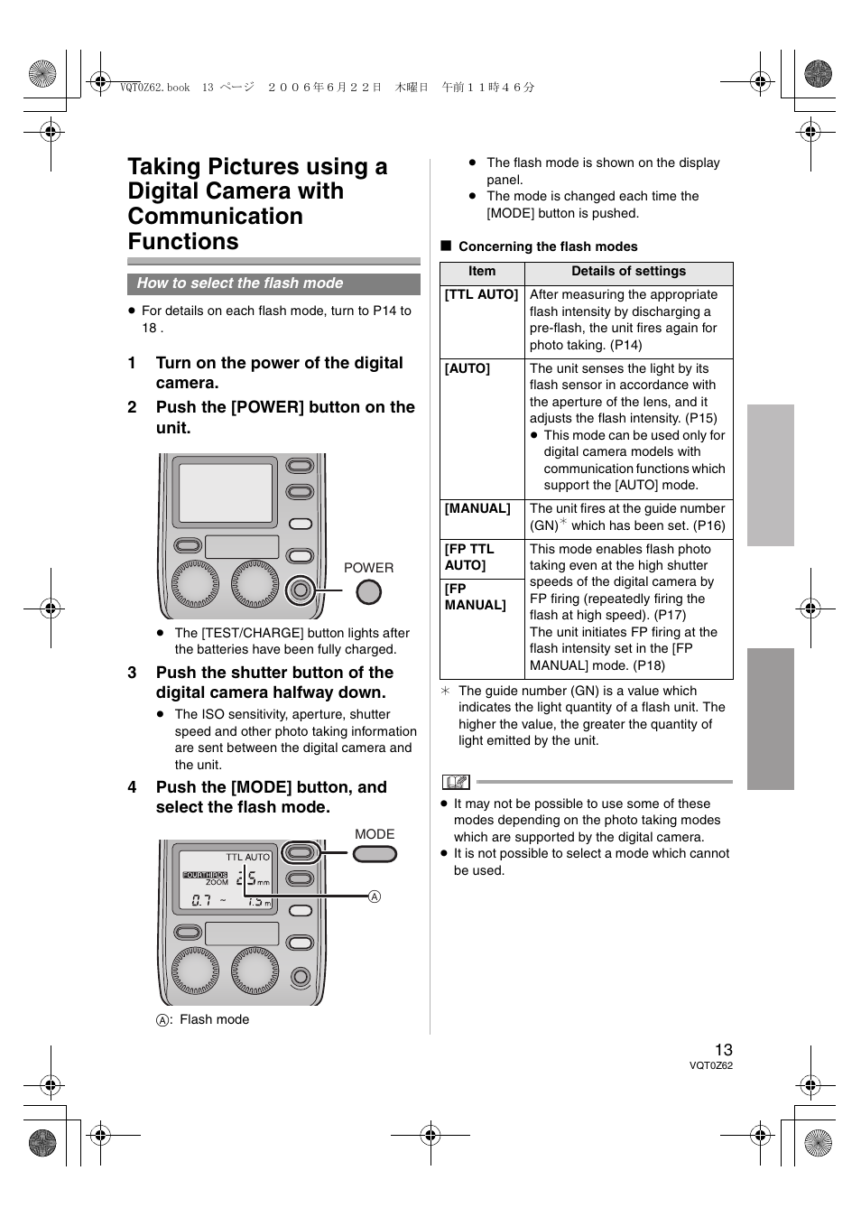 Panasonic DMWFL500E User Manual | Page 13 / 148