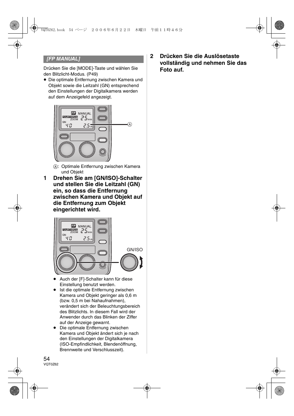 Panasonic DMWFL500E User Manual | Page 54 / 148