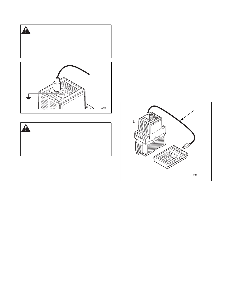 Caution, Warning, Figure 33 | Figure 34, Pr og ra m lo ad ru n re ve rs e, Cable connector | Alliance Laundry Systems 160 User Manual | Page 57 / 111