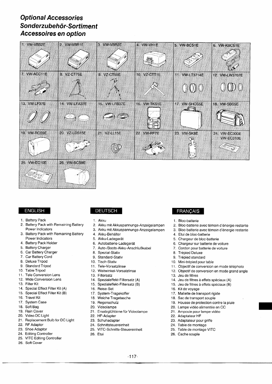 Panasonic NVS7EG User Manual | Page 117 / 118