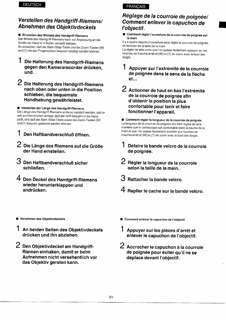 Panasonic NVS7EG User Manual | Page 31 / 118