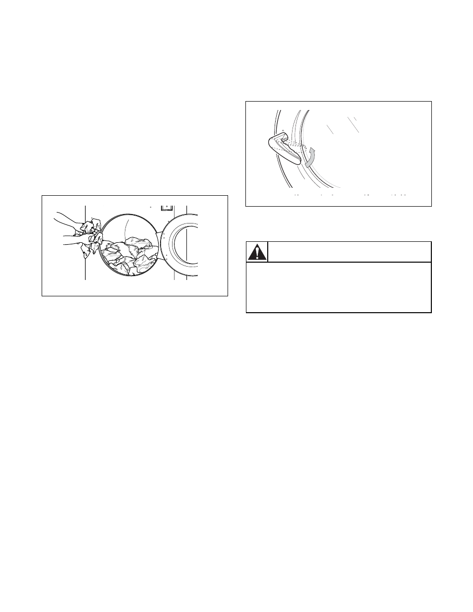 Operating instructions, opl models only, Warning | Alliance Laundry Systems CHM1772C User Manual | Page 22 / 24