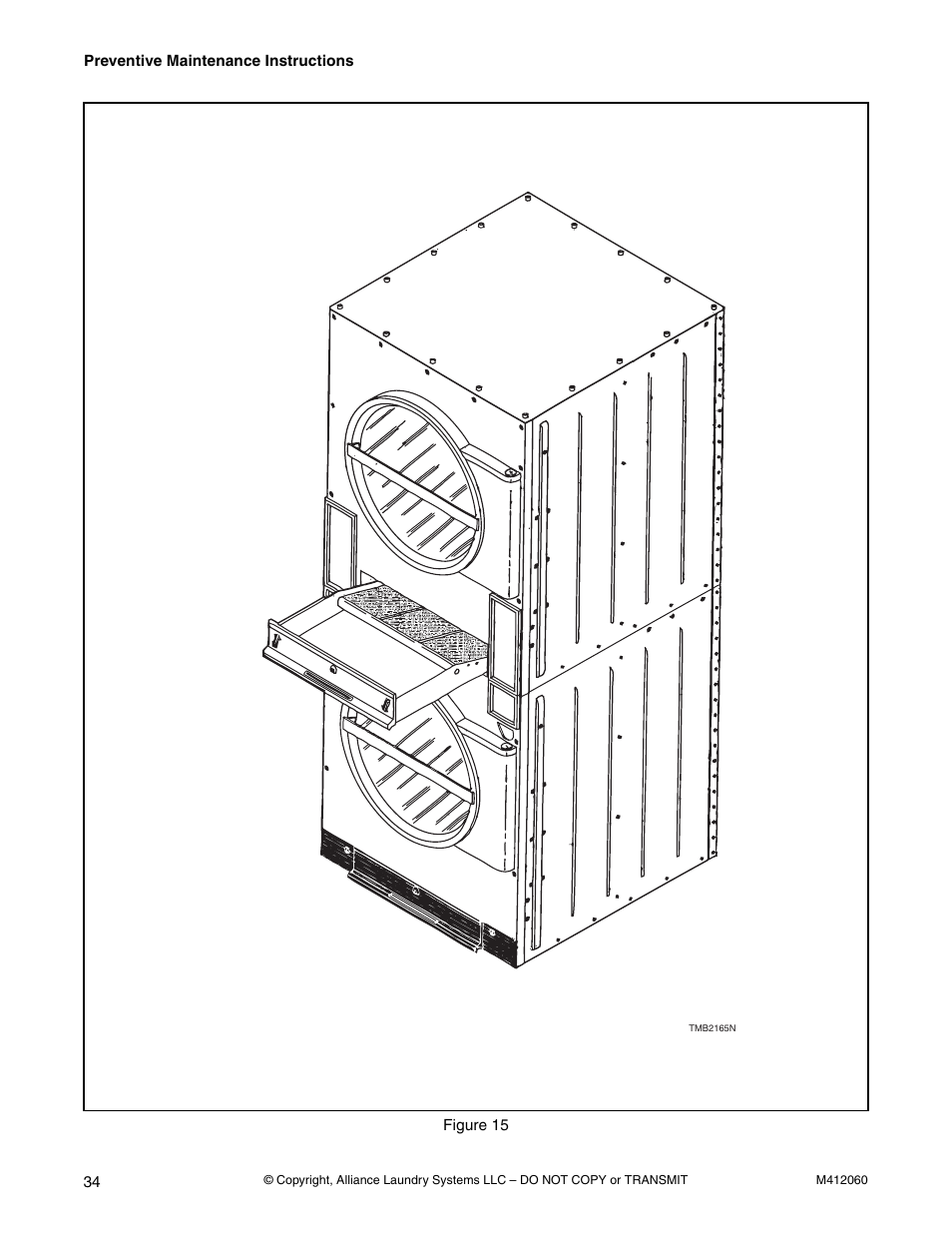 Alliance Laundry Systems Stacked Drying Tumbler User Manual | Page 36 / 38