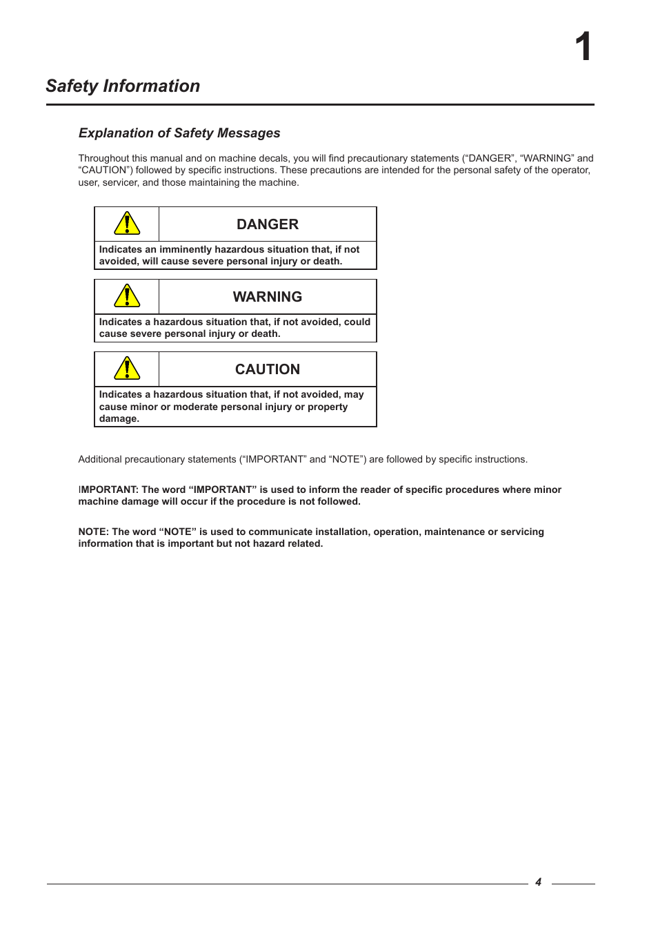 Safety information | Alliance Laundry Systems CI 2050/325 User Manual | Page 4 / 65