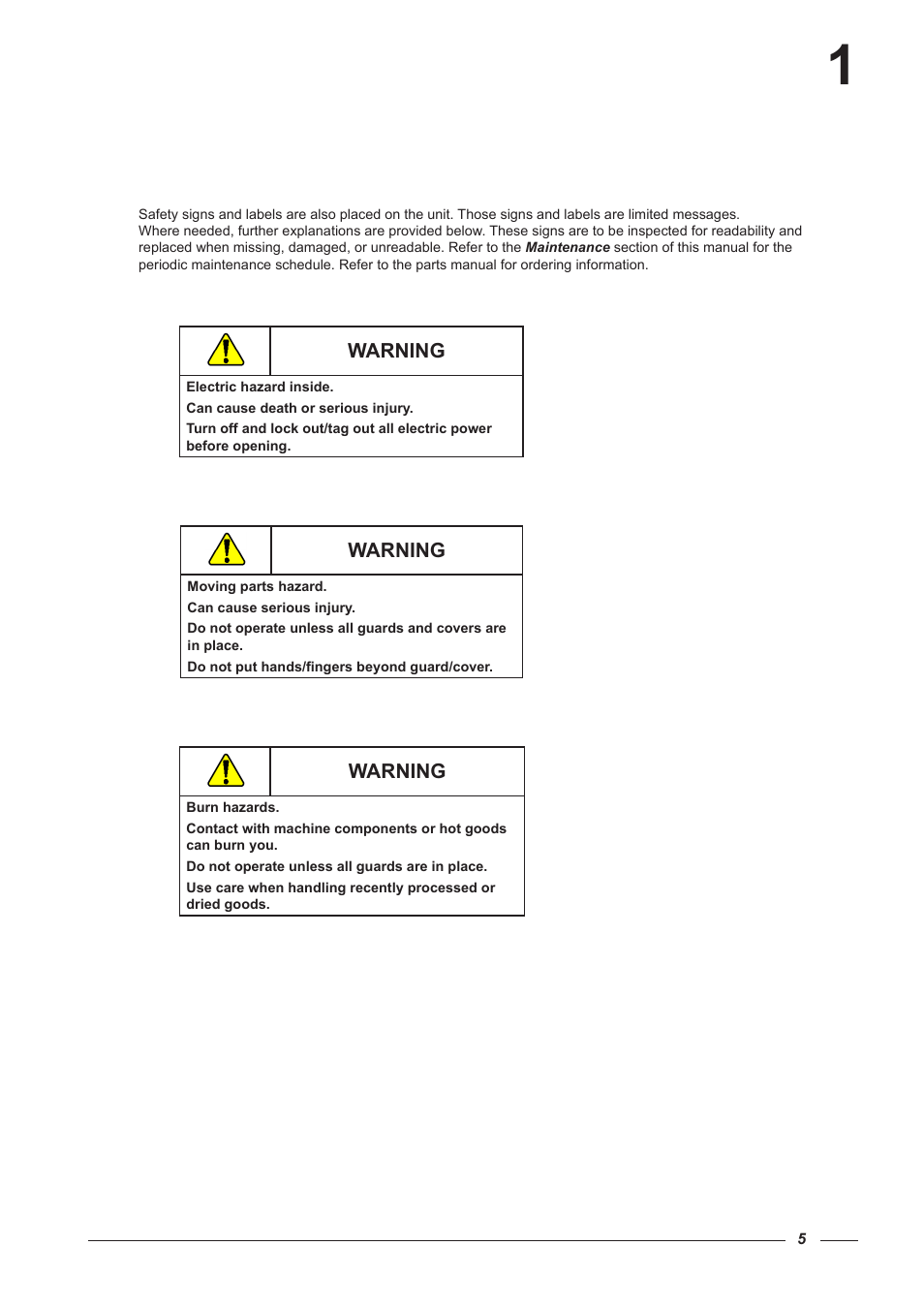 Alliance Laundry Systems CI 2050/325 User Manual | Page 5 / 65