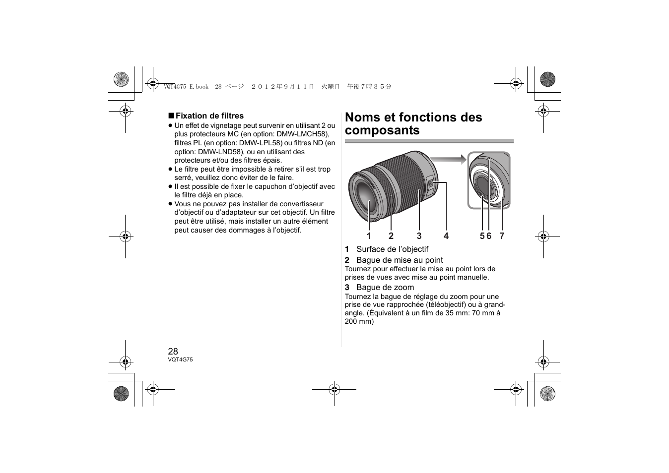 Noms et fonctions des composants | Panasonic HHS35100E User Manual | Page 28 / 72