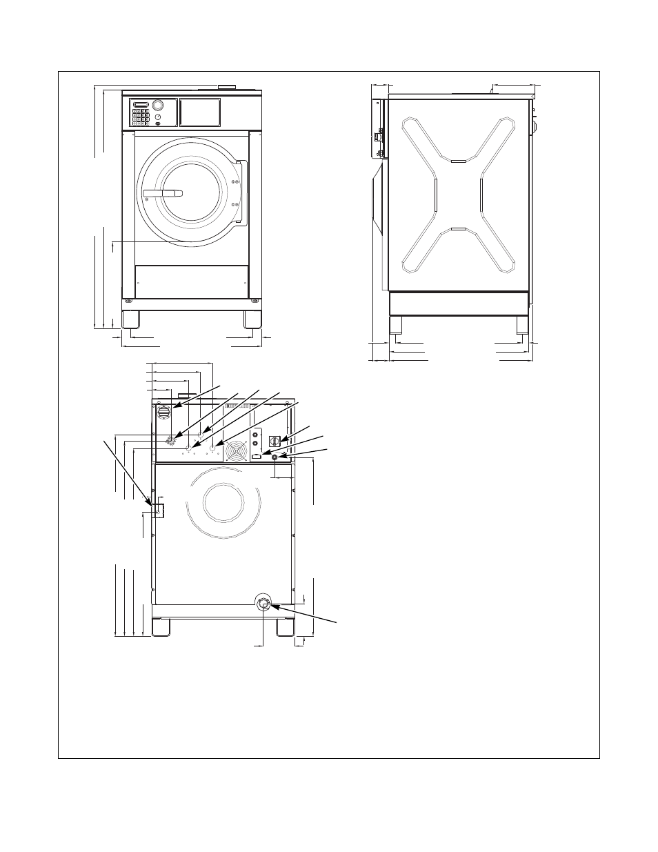 Specifications and dimensions, 16 figure 5 | Alliance Laundry Systems 18 User Manual | Page 18 / 57