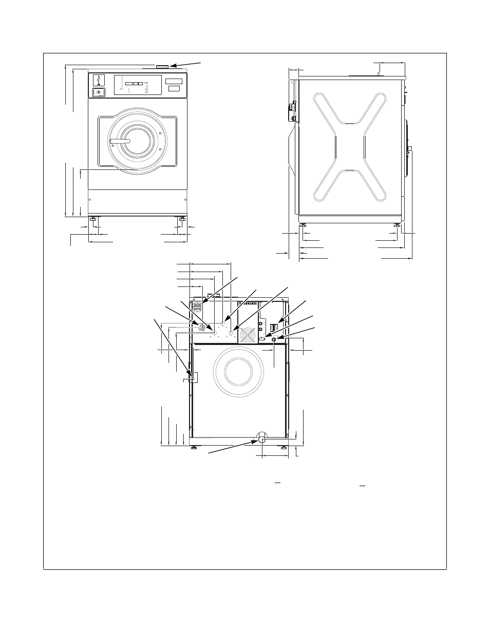 Specifications and dimensions, 18 figure 7 | Alliance Laundry Systems 18 User Manual | Page 20 / 57