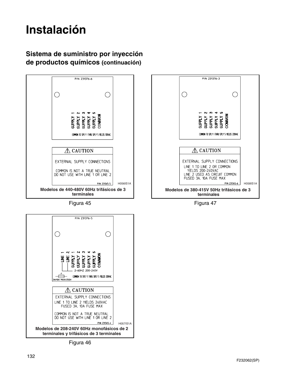 Instalación | Alliance Laundry Systems HC35 User Manual | Page 134 / 150