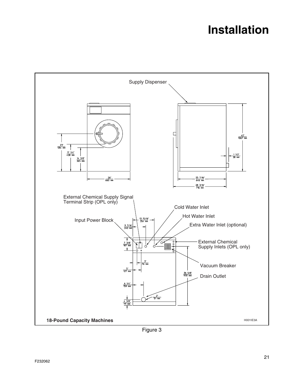 Installation | Alliance Laundry Systems HC35 User Manual | Page 23 / 150