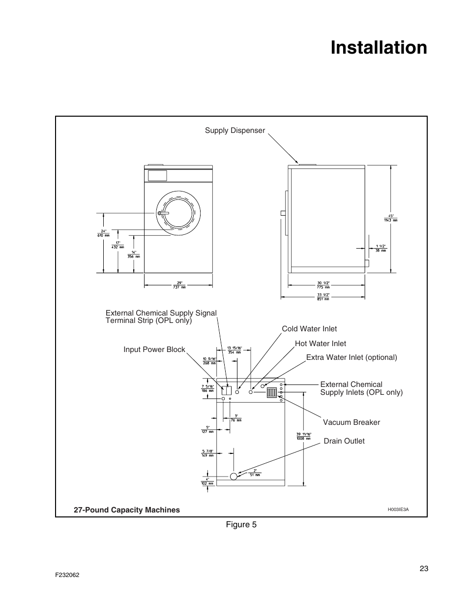 Installation | Alliance Laundry Systems HC35 User Manual | Page 25 / 150