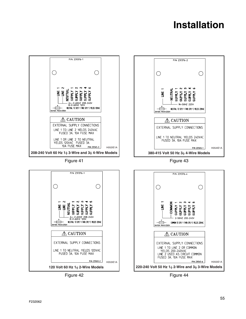 Installation | Alliance Laundry Systems HC35 User Manual | Page 57 / 150