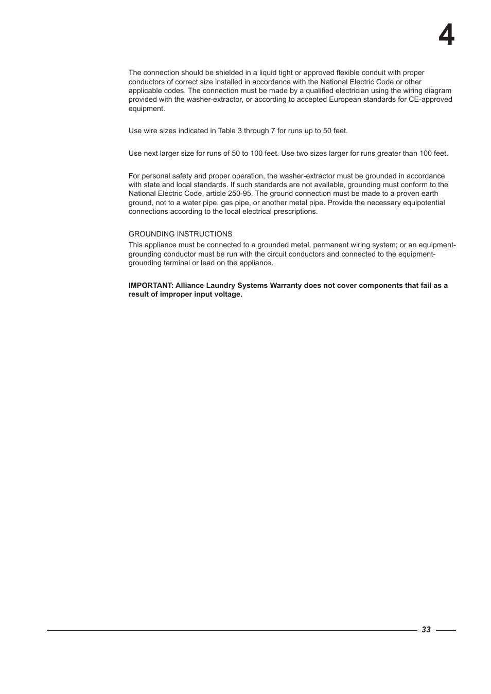 Alliance Laundry Systems WF150 User Manual | Page 33 / 52