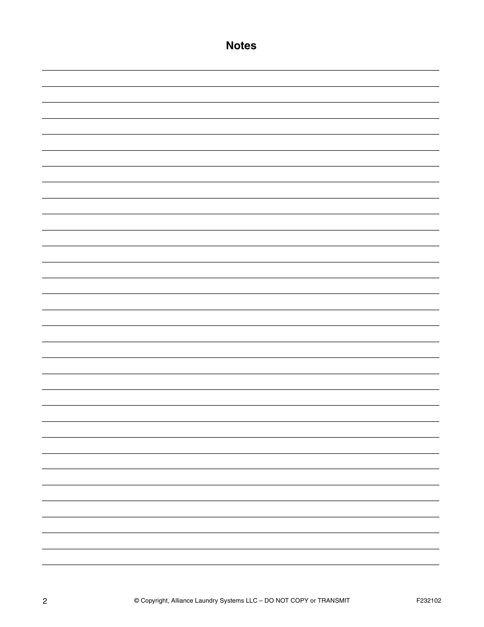 Alliance Laundry Systems UF250PV Tilt User Manual | Page 4 / 100