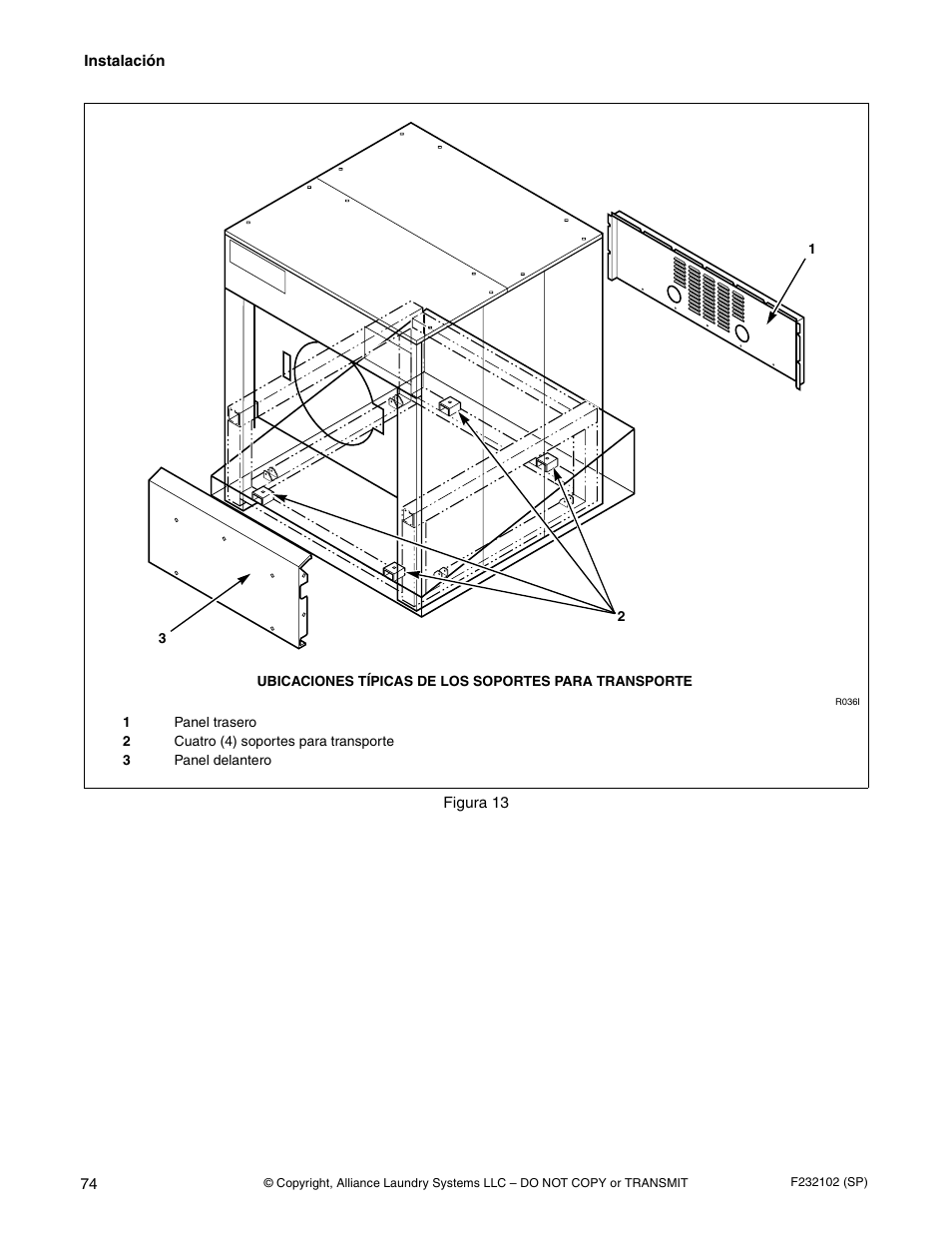 Alliance Laundry Systems UF250PV Tilt User Manual | Page 76 / 100