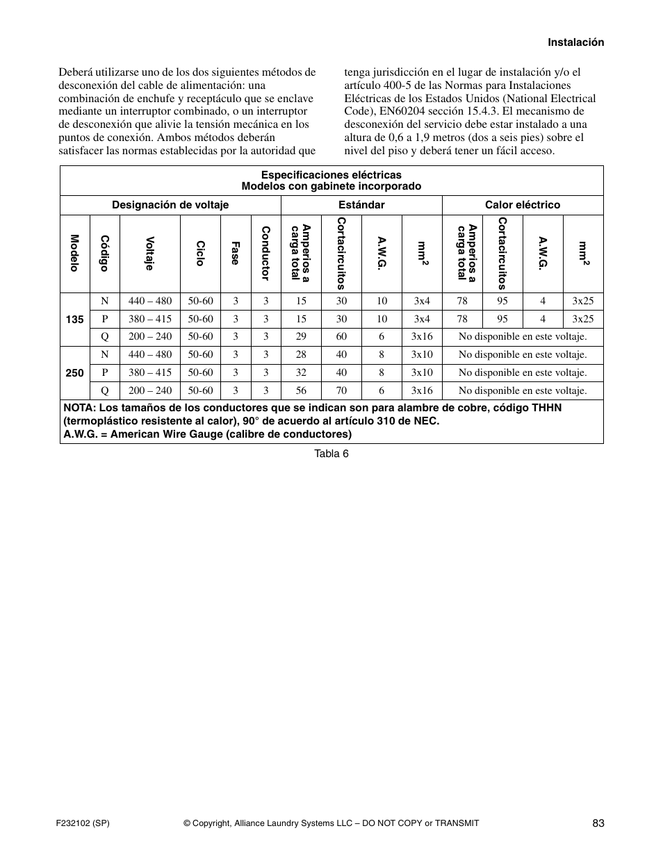 Alliance Laundry Systems UF250PV Tilt User Manual | Page 85 / 100