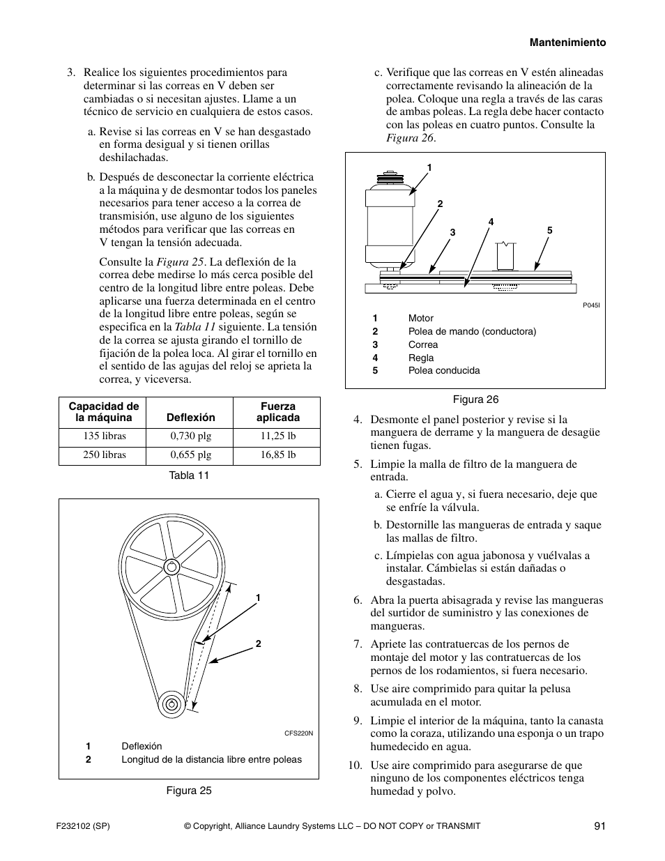 Alliance Laundry Systems UF250PV Tilt User Manual | Page 93 / 100