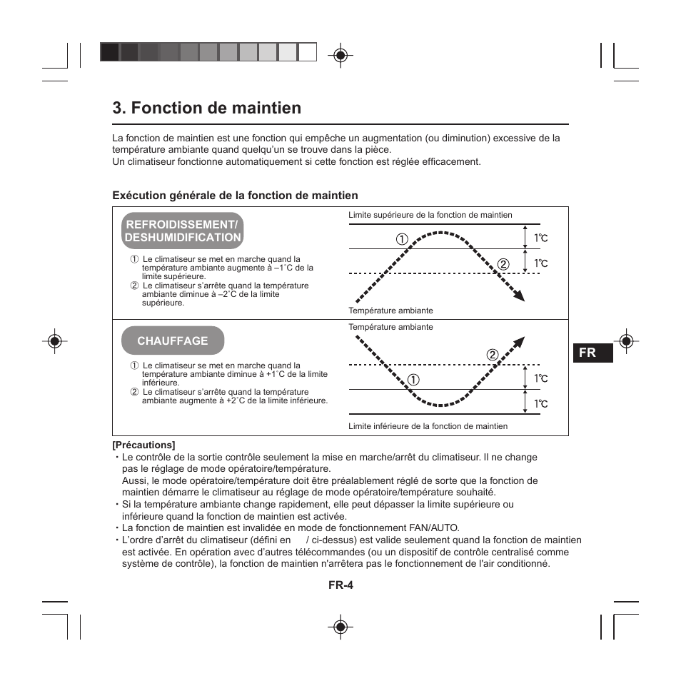 Fonction de maintien | Panasonic CZRE2C2 User Manual | Page 11 / 48