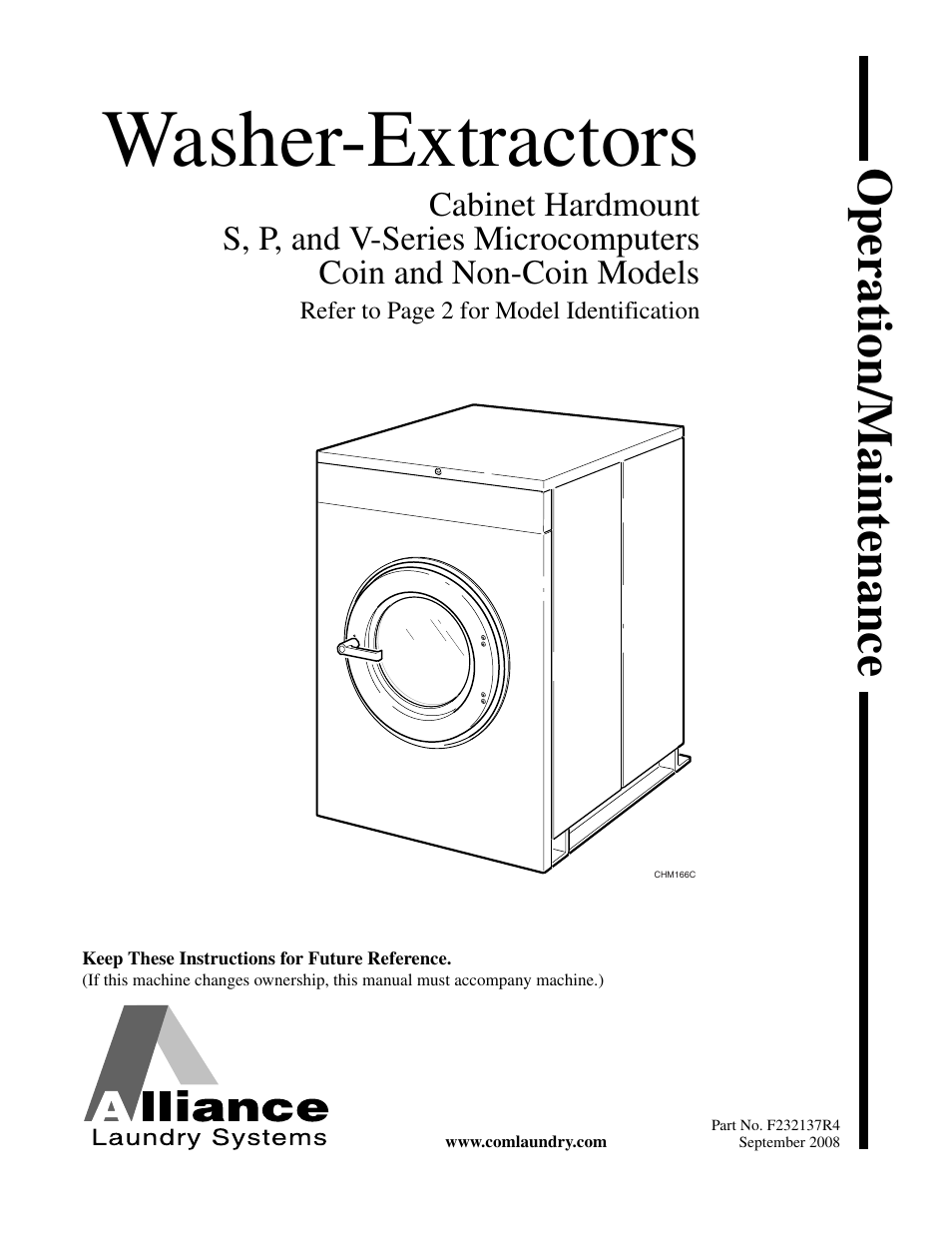 Alliance Laundry Systems HC18PC2 User Manual | 24 pages