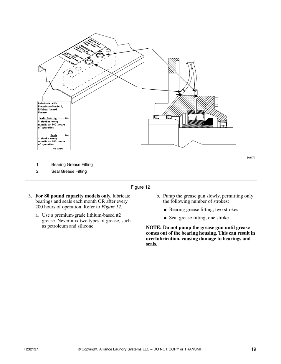 Alliance Laundry Systems HC18PC2 User Manual | Page 21 / 24